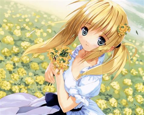 Cute Anime Flower Wallpapers Top Free Cute Anime Flower Backgrounds WallpaperAccess