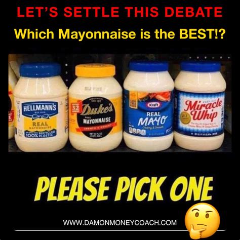 Lets Settle This Debate Which Mayonnaise Is The Best
