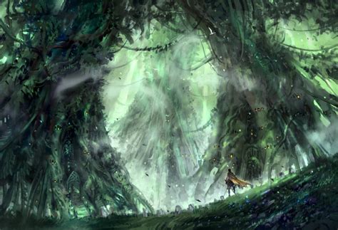 Tree Village By Nele Diel On Deviantart Fantasy Rpg Dark Fantasy