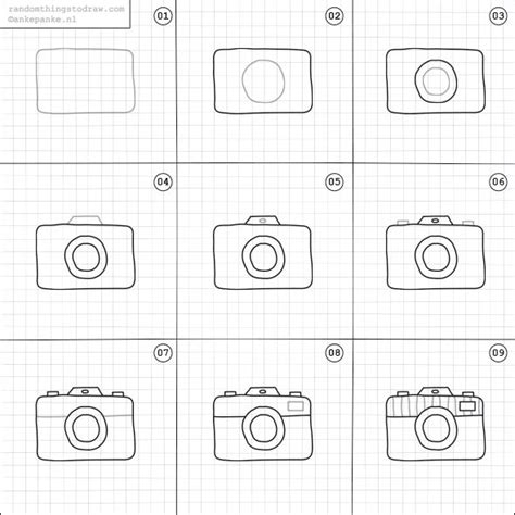 How To Draw A Camera Doodle Art For Beginners Easy Doodle Art