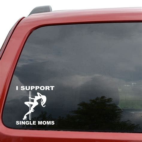 I Support Single Moms Jdm Vinyl Decal Sticker Car Truck Etsy