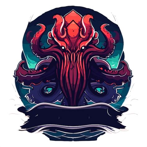 Premium Vector Kraken Octopus Squid Mascot Sport Gaming Esport Logo