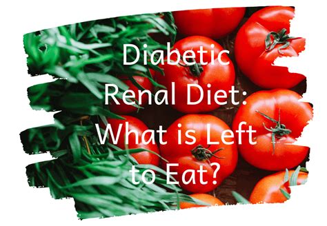 Maybe you would like to learn more about one of these? Diabetic Renal Diet: What is Left to Eat? - The Kidney ...