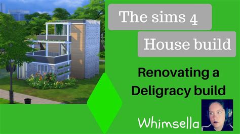 The Sims 4 House Build Renovating A Deligracy Build Youtube