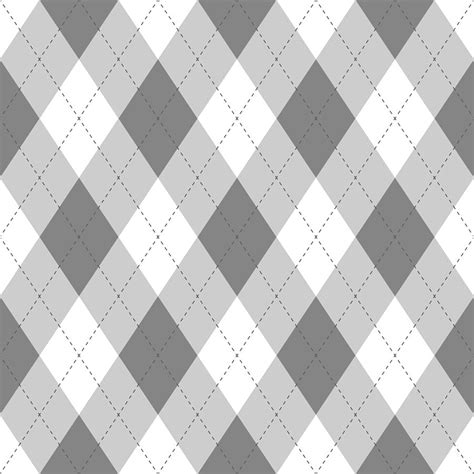 Grey Argyle Seamless Pattern Backgrounddiamond Shapes With Dashed