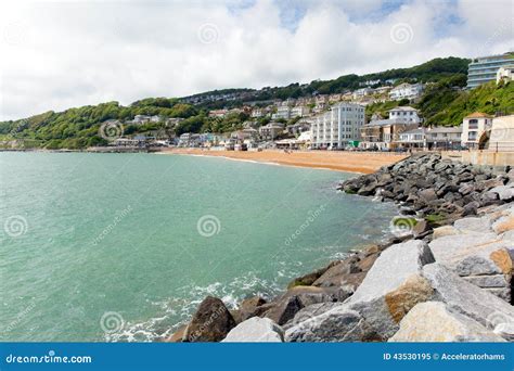 Ventnor Seafront Isle Of Wight South Coast Of The Island Tourist Town