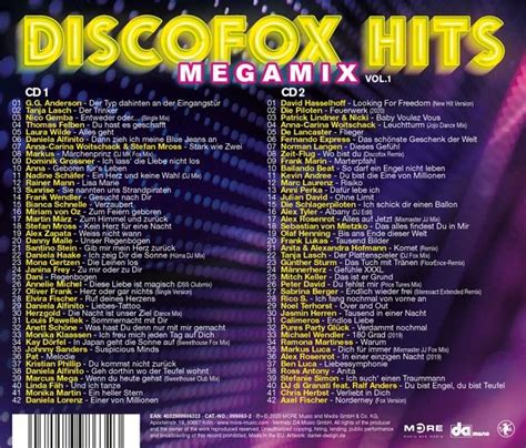 Discofox Hits Megamix Vol1 Auf Audio Cd Portofrei Bei Bücherde
