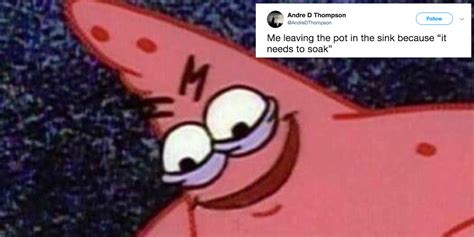 75 Funny Evil Patrick Memes From Spongebob Square Pants Geeks On Coffee