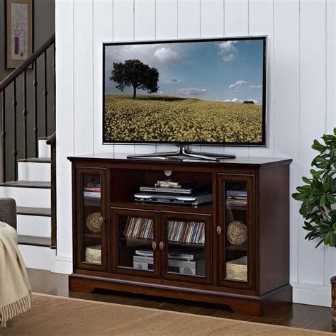 Rustic Brown Wood Tv Stand 52 Inch Rc Willey Furniture Store