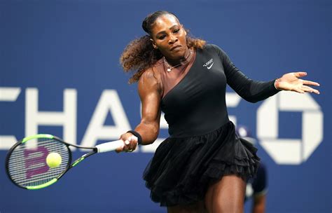 Serena Williams One Shoulder Off White X Nike 2018 Us Open Dress