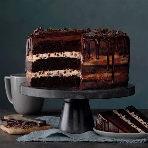 Three Layer Chocolate Ganache Cake Recipe How To Make It Taste Of Home
