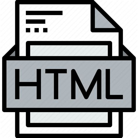 File Format Html Icon Download On Iconfinder