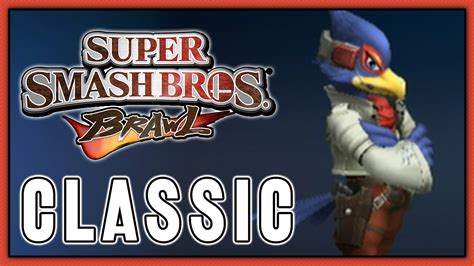 Super Smash Bros Brawl Classic Falco Youtube