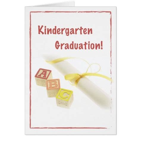 Maybe you would like to learn more about one of these? 3723 Kindergarten Graduation Card | Zazzle.com | Kindergarten graduation, Preschool graduation ...