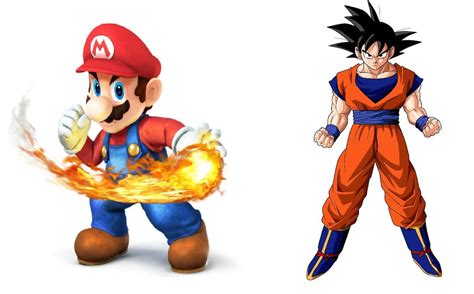Nintendo Vs Shonen Jump Mario And Goku By Captainjimmy99999 On Deviantart