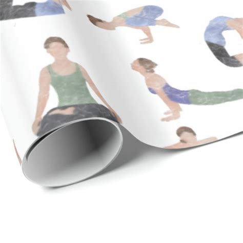 Yoga Wrapping Paper Or T Wrap Zazzle