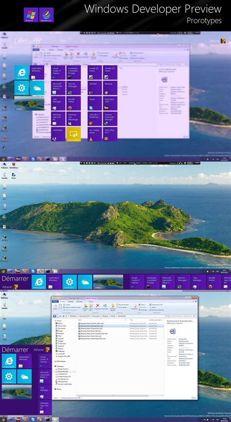 Windows 8102 Prorotypes By Athenera On Deviantart