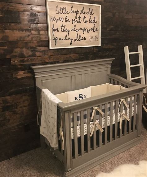 Arrived in good protection to prevent damage. Perfect little nursery! | Rustic baby nurseries, Rustic ...