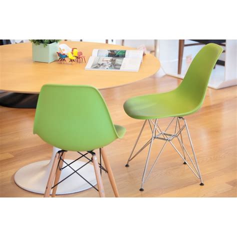 Hdpe is easy to clean and my daughter really wanted the lime green and actually threw a fit in the store saying my chair when. Eames Style DSR Molded Lime Green Plastic Dining Shell ...