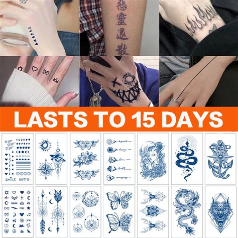 【coco Magic Tattoo】lasts 15 Days ；18cm11cm；tattoo Sticker Waterproof Long Lasting Fake Tattoos