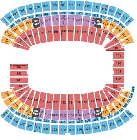 Gillette Stadium Seating Chart And Maps Boston