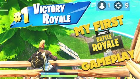 My First Fortnite Battle Royale Gameplay Youtube