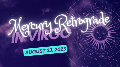 2023 Mercury Retrograde In Virgo YouTube