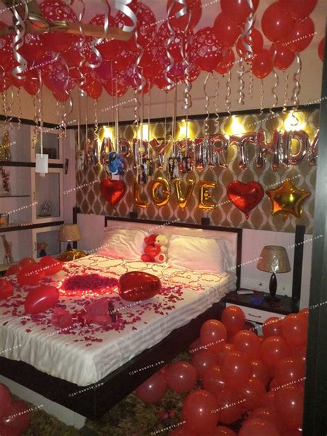 Romantic Room Decoration For Birthday Surprise And Anniversary