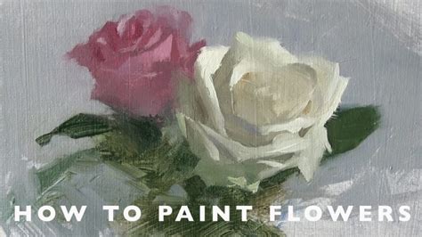 How To Paint Beautiful Roses With Oil Paint Pintando Org
