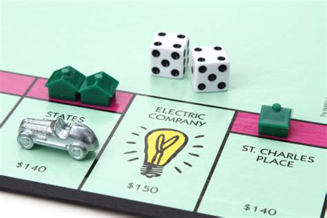 Free shipping on orders over $25 shipped by amazon. Electric Company Space On Monopoly Game Board Stock Photo ...