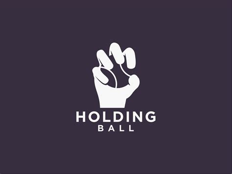 Holding Ball Negative Space Logo By Satset Std On Dribbble