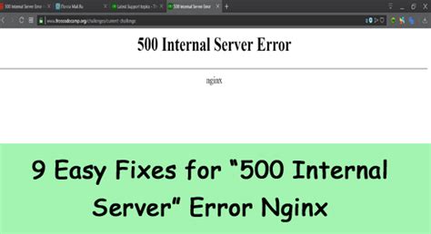Nginx Internal Server Error Archives Fix Pc Errors