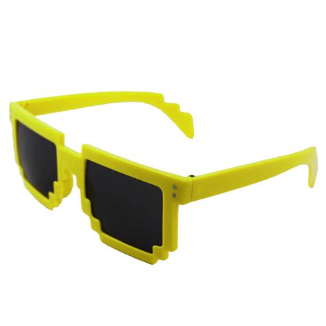 Pixel Sunglasses Yellow 7311 Private Island Party