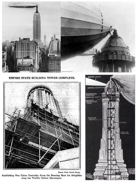 Plans To Use The Empire State Building As A Blimp Dock Images Images