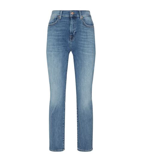 7 For All Mankind Relaxed Skinny Jeans Available To Buy At Harrods Shop