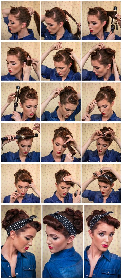 rockabilly rosie hairstyle tutorial peinado rockabilly peinados antiguos y peinados retro
