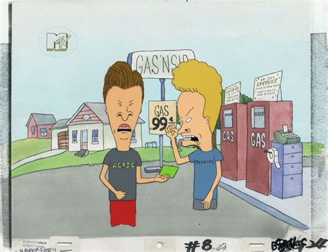 Beavis And Butthead Animation Cel Setup In Trent Cs Animation Cels
