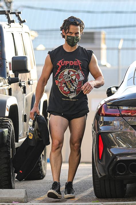 Milo Ventimiglia Rocks Shorts And Tank At Gym Shows Off Muscles — Pics