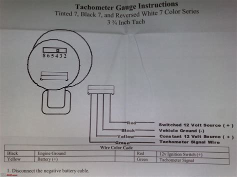 Cover moter shaft with white paper then colour half paper with black marker or pen, according to picture when moter start. Tachometers - Page 15 - Team-BHP