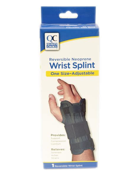 Qc Neoprene Splint Wrist Reversible Osfm Jollys Pharmacy Online Store