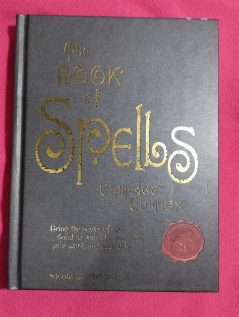 The Book Of Spells By Nicola De Pulford Hardbound On Carousell