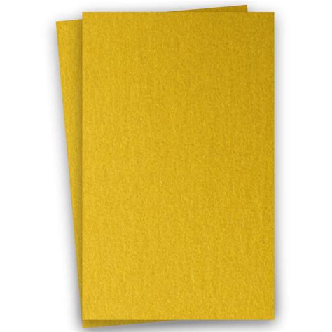 Metallic Fine Gold 11x17 Ledger Paper 105c Cardstock 100 Pk