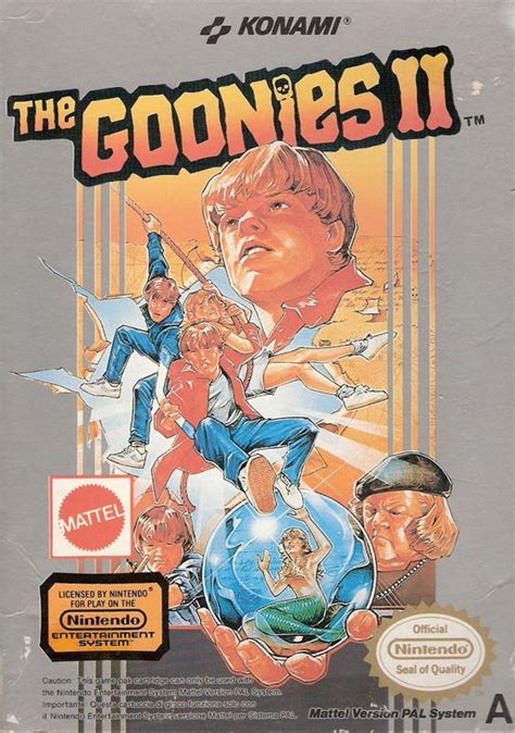 The Goonies Ii 1987 Nes Box Cover Art Mobygames