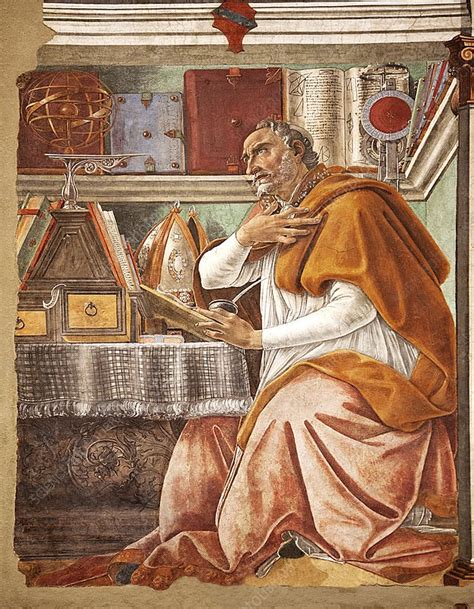 St Augustine In His Study Stock Image C0147802 Science Photo