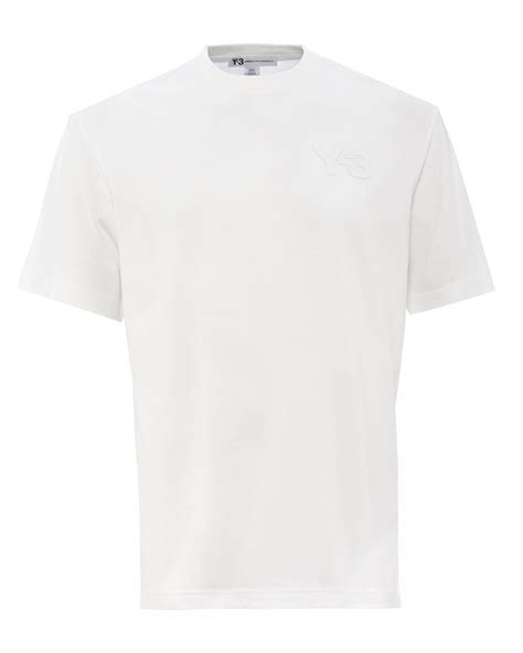 Browse through a broad selection of sizes, fabrics, and designs for the right. Y-3 Mens Logo Chest Plain T-Shirt, White Tee