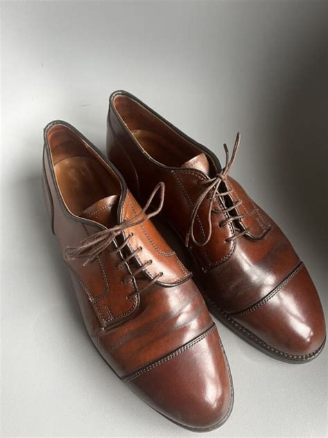 Alden 2174 Ravello Shell Cordovan Straight Tip Blucher Alden Model