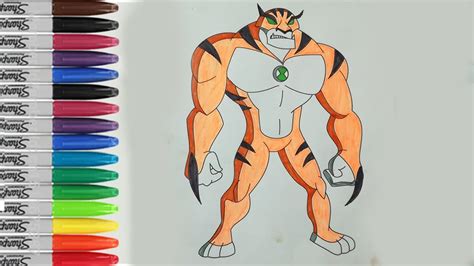 Ben 10 Rath Coloring Pages Coloring And Drawing
