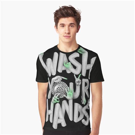 Wash Your Hands Graphic T Shirt By Rahulvaste T Shirt Print T Shirt Wash Your Hands