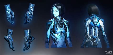 Cortana Concept Artwork Halo Infinite Art Gallery