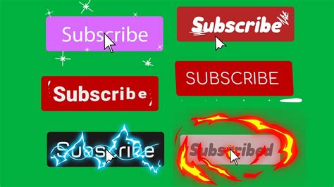 Youtube Subscribe Button Animation Pack Free Youtube
